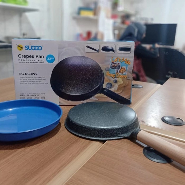 Jual Wajan Kewalik Kwalik Terbalik Creper Crepes Maker Pan Alumunium