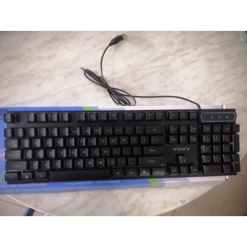 Keyboard Gaming USB RGB Voxy K348 / Keyboard Gaming RGB Kabel