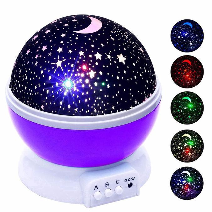 

Night Sky Projector Lamp Romantis LED Rotasi Berkedip Starry Night Sky AR050