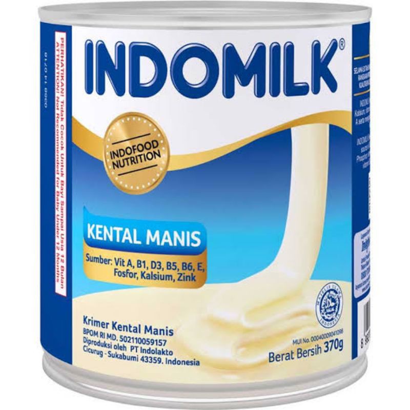 

Indomilk Susu SKM Plain Coklat 370 g