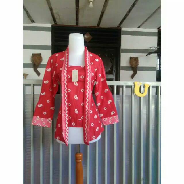 Kebaya Kutubaru Batik Jumputan Size Jumbo