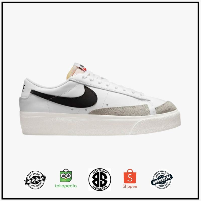 NIKE BLAZER LOW PLATFORM WHITE/BLACK/SAIL/TEAM ORANGE ORIGINAL