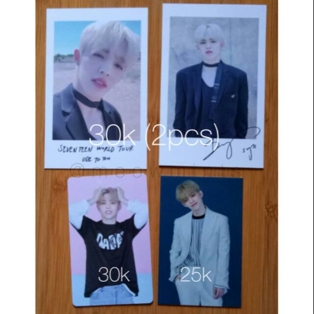 SEVENTEEN SCOUPS SEUNGCHEOL POLAROID TRADING CARD PHOTO CARD CARAT 4TH GEN