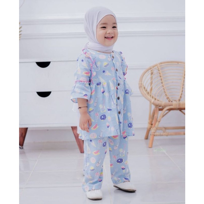 1-4T SETELAN YASMIN MY BEE Setelan anak versi 1