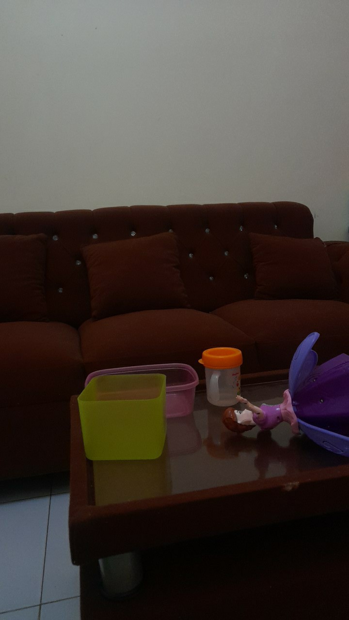 Sofa L Putus Minimalis + Meja (harga Obral)