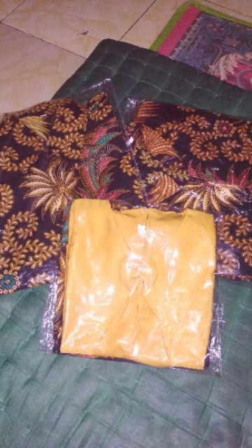Bswart Batik Hrb6 Kenongo Hem Padi Pekalongan M L Xl Batik Pria Murah Modern Grosir