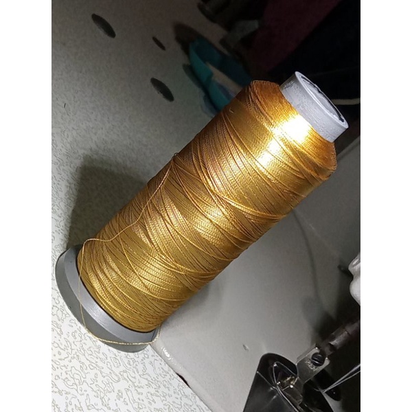 Benang Bordir TOP warna Emas *sudah buka segel dan terpakai sedikit