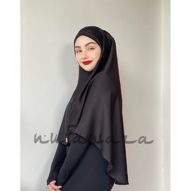 Royal Instant Hijab - Bergo Satin Silk Premium