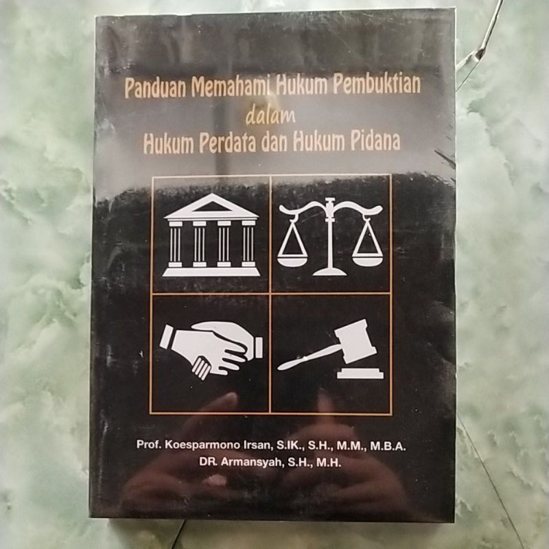 buku hukum pembuktian dalam hukum perdata dan pidana