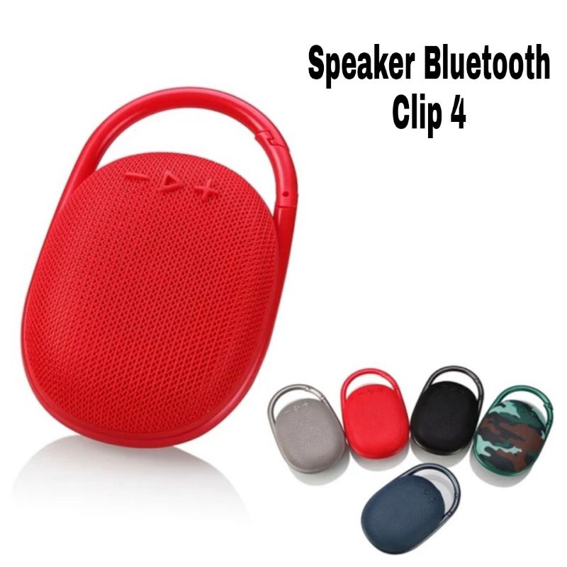 Speaker Bluetooth Clip-4 Portable / Speaker Wireless Clip 4 Dengan Pengait