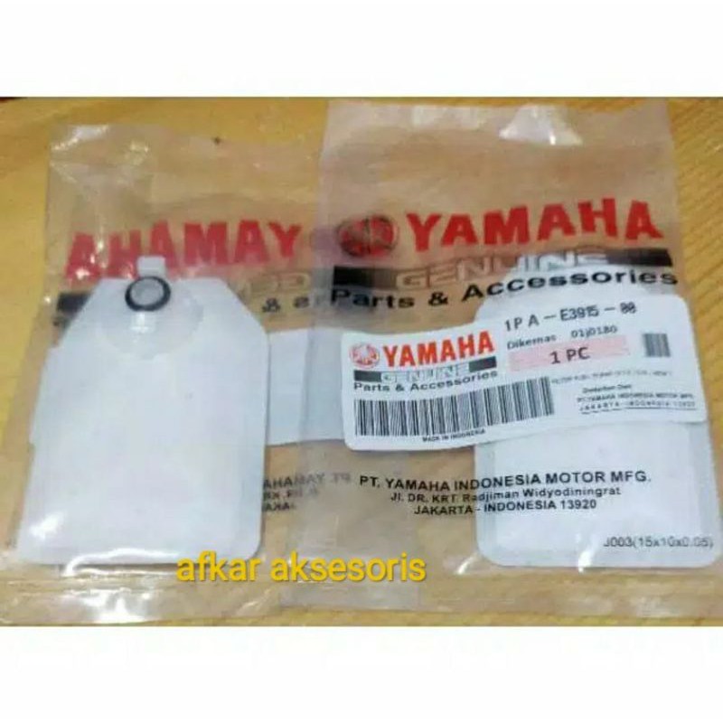 filter/pampers/saringan fuel pump bensin yamaha vixion new 2010keatas KODE 1pa