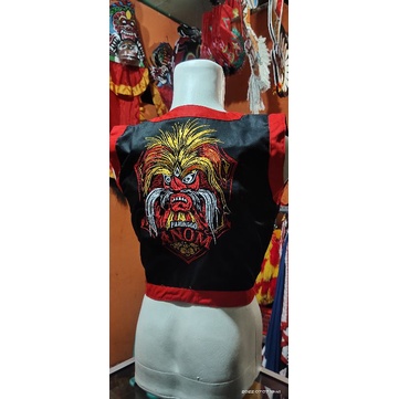 Rompi ganong bordir / rompi ganong / baju ganong / baju ganongan / barongan / reog / kuda lumping