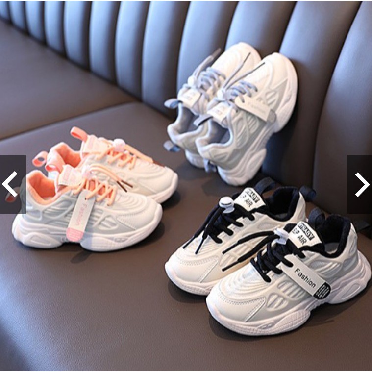 TARENDRA Non Led Sepatu Anak Import Kids Shoes Sneakers Size 26-36 Usia 3-9 Tahun