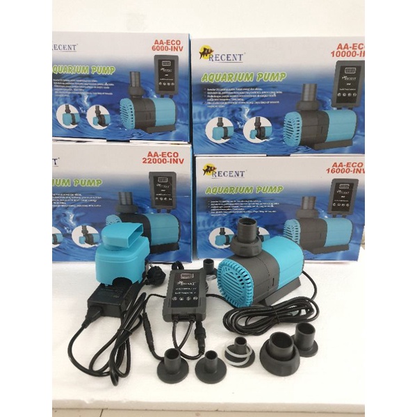 Pompa Celup Kolam Ikan Hias Aquarium Hemat Energy Pump Recent AA ECO inverter 6000 10000 16000 22000