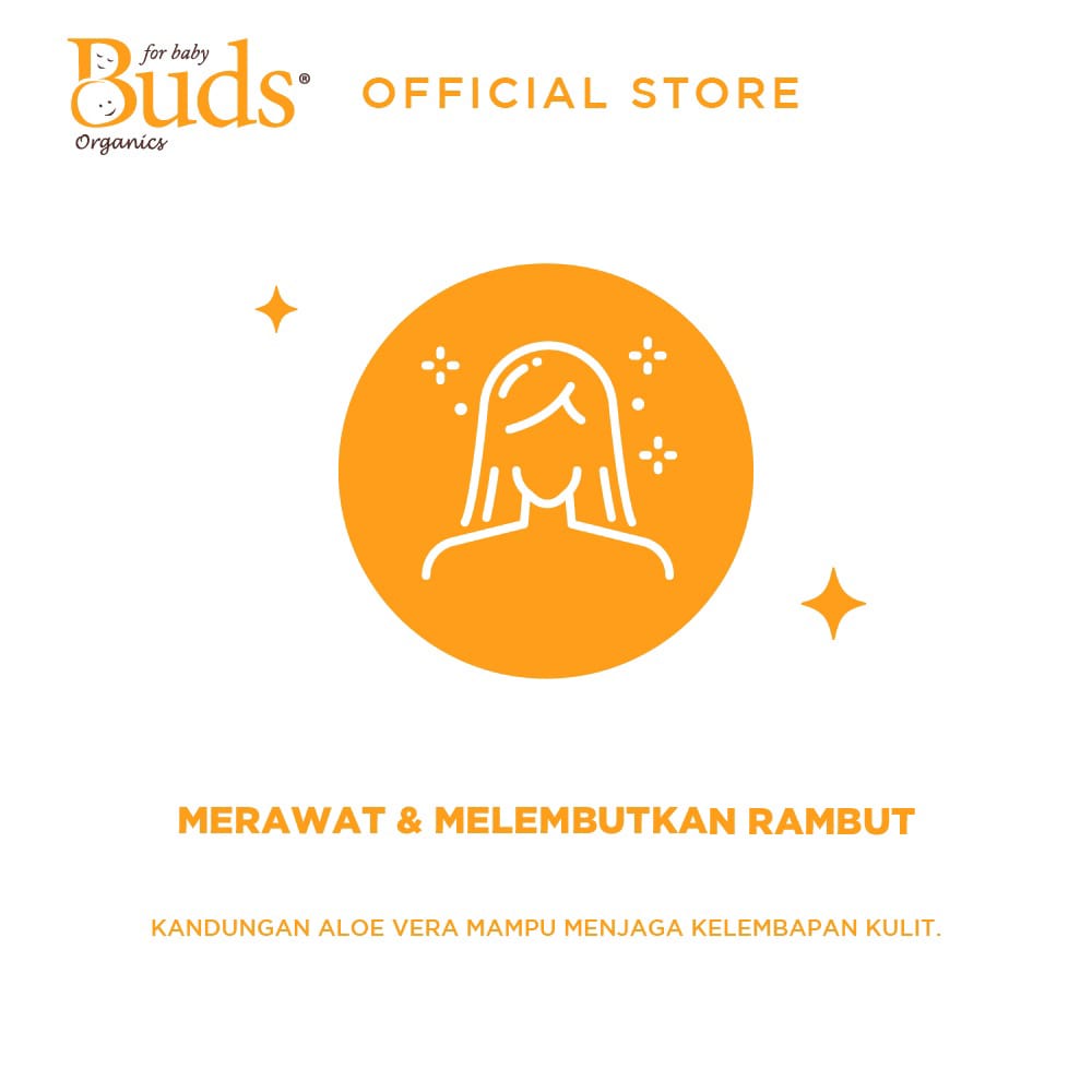 Buds Organics Everyday Shampoo - Sabun Sampo Mandi Perawatan Kulit Bayi dan Anak