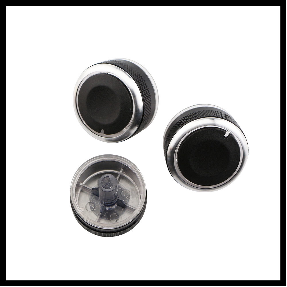 3pcs Stiker Knob ring trim AC Mobil Bahan Aluminum alloy Untuk Mazda 6 Atenza CX-5 2014-2016