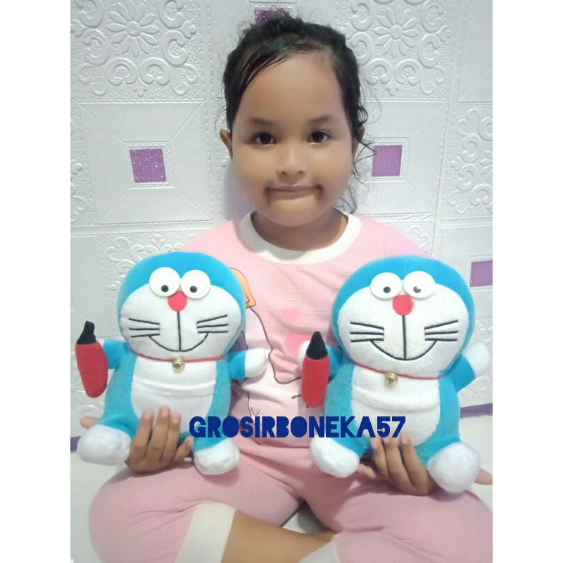 

boneka doraemon pensil 20 cm