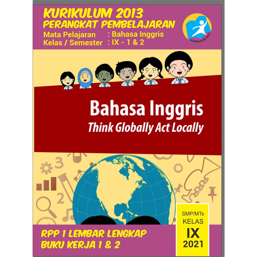 Jual Administrasi Pembelajaran BAHASA INGGRIS Kelas 9 SMP/MTs (Buku