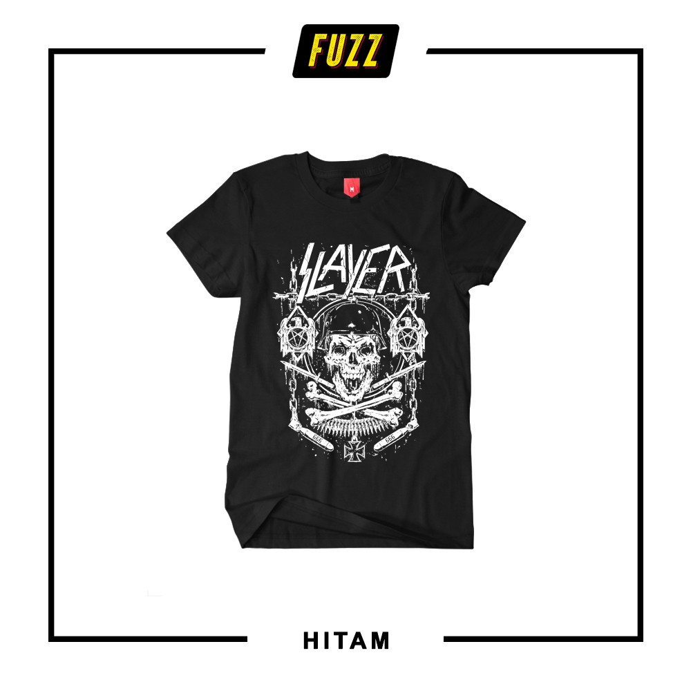 KAOS BAND SLAYER / BAJU DISTRO MUSIK MERCH METAL UNDERGROUND HARDCORE THRASH MURAH