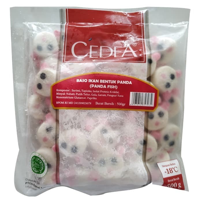 

Cedea Baso Ikan bentuk Panda