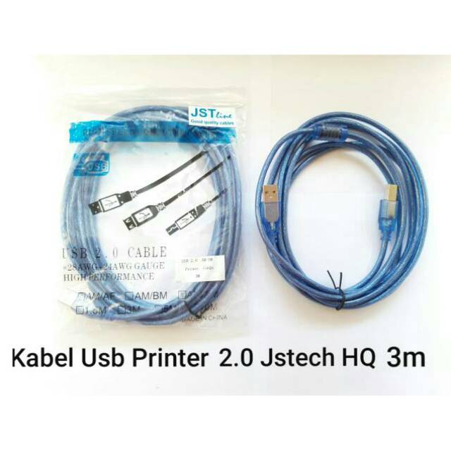 Kabel Usb 2.0 Printer High Quality JST line 3m