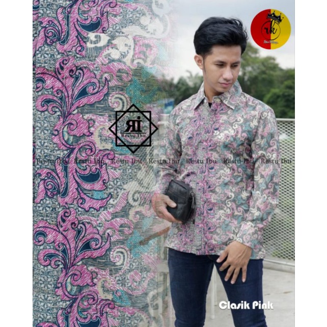 Seragaman Batik Pria Lengan Panjang Terlaris Batik Pria Premium Seragam Nikahan Batik premium