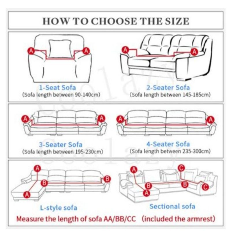 cover sofa tangan  / sarung sofa tangan  1 2 3 4 seater / penutup sofa elastis
