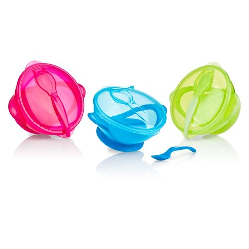 Nuby Garden Fresh Easy Go Suction Bowl &amp; Spoon