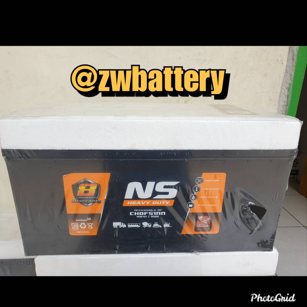 Jual Aki Genset Ns Heavy Duty N Aki Kering V Ah Indonesia