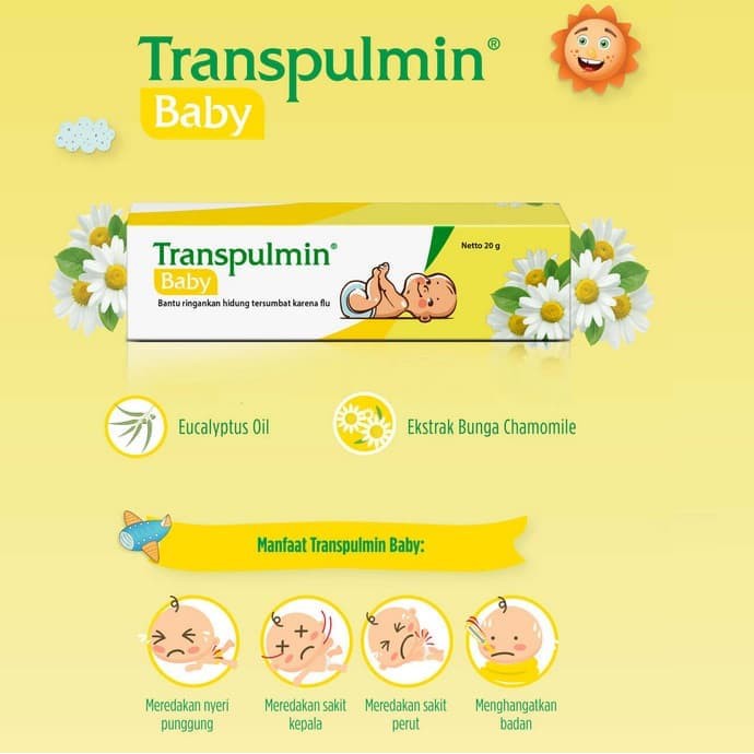 Transpulmin Baby Balsam 10 / 20 Gram balsem batuk pilek untuk bayi