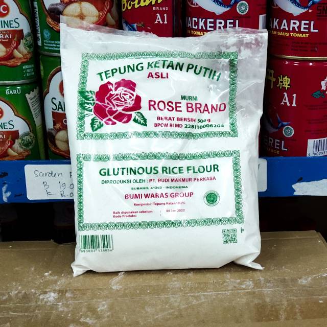 Tepung Ketan Rose Brand 500gr