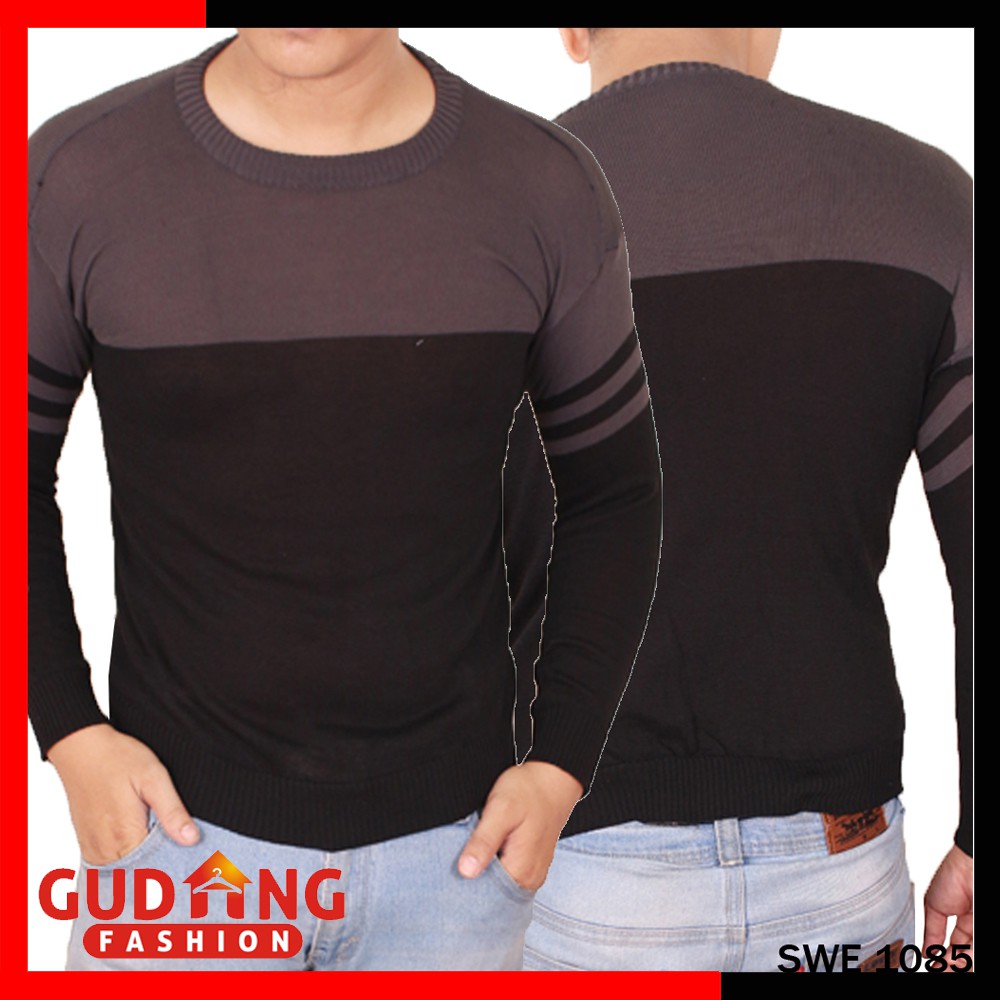 Pakaian Sweater Rajut Pria Terbaru - SWE 1085