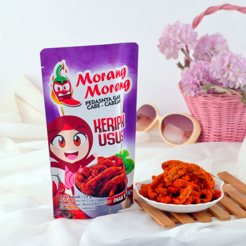 

Kripik usus Morang moreng