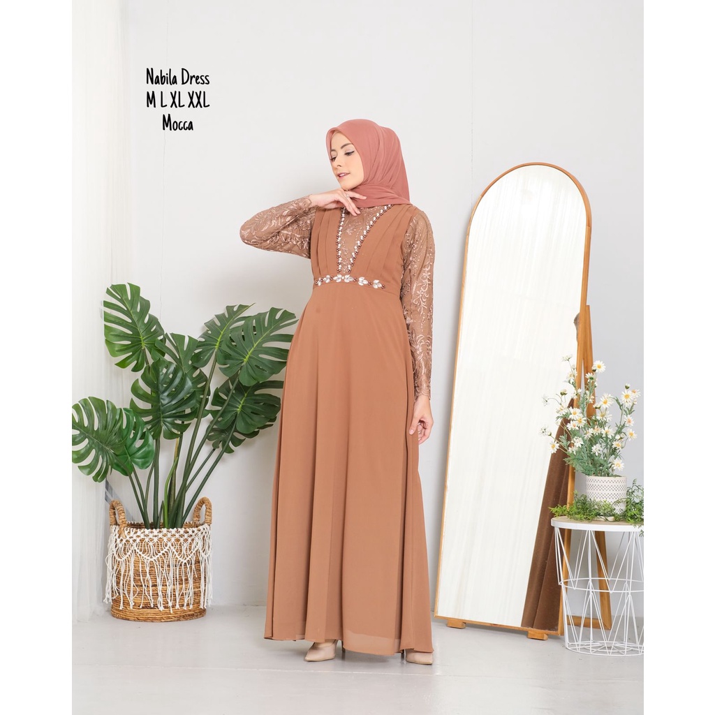 Kebaya Dress Nabila NF / Gamis Kebaya Modern Brukat / Gamis Kondangan / Gamis Modern / Kebaya Wisuda / Baju Kebaya Bridesmaid