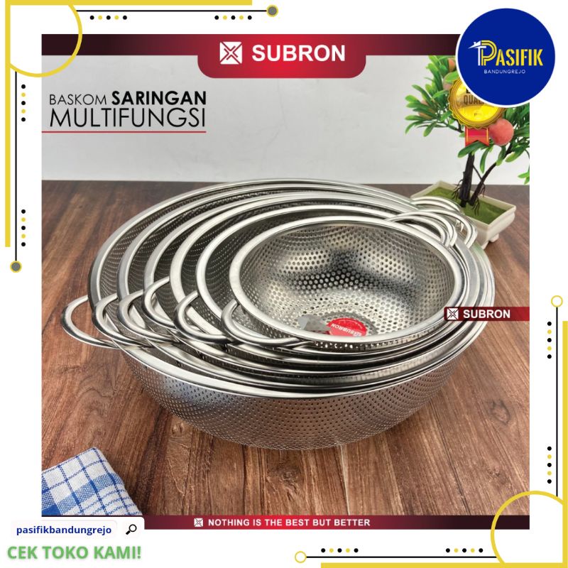 BASKOM BOLONG STAINLESS STEEL SUBRON