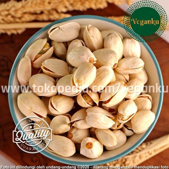 

Veganku - Kacang Pistachio Nut 500Gr Premium Roasted Fustuk Panggang