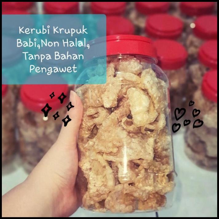 

Kerubi Kerupuk Kulit Babi - Krupuk Gurih Tanpa Bahan Pengawet