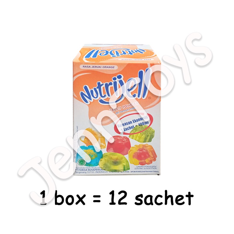 JennToys - Nutrijel jelly rasa buah - NUTRIJELL EKO JUAL PER BOX