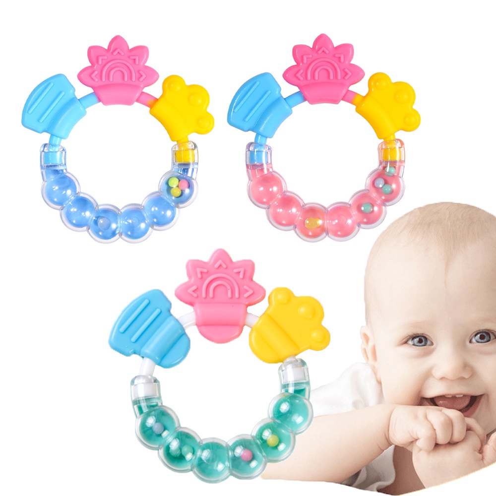 Mainan Teether Bayi Bahan Silikon Motif Kartun