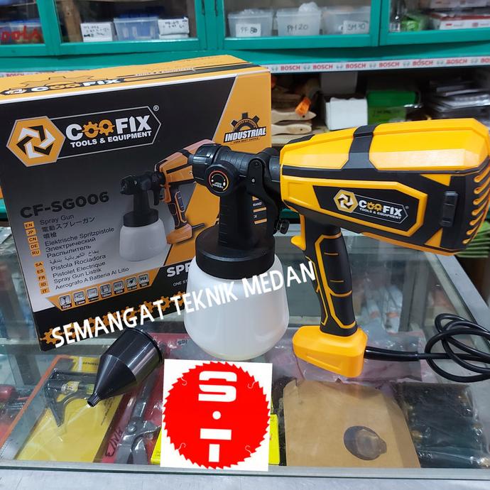 CF-SG006 SPRAY GUN LISTRIK SEMPROTAN ANGIN CAT TEMBAGA COOFIX SG006