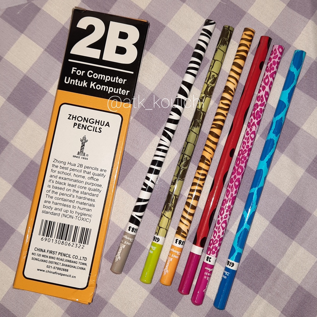 

[ GROSIR ] PENSIL KAYU 2B ZHONGHUA MOTIF ANIMAL (6183) | PENSIL 2B KOMPUTER MOTIF HEWAN 12 PCS | PENSIL 2B ANAK SEKOLAH BEST TERJANGKAU