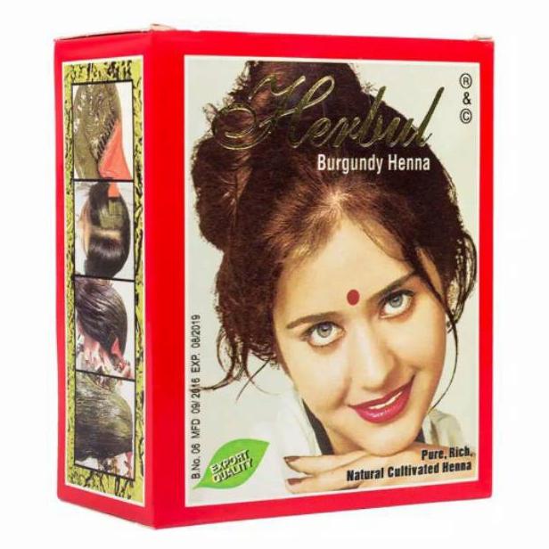 SEMIR RAMBUT HENNA EAGLES BURGUNDY/ EAGLE HAIR DYE MERAH asli original BAGUS