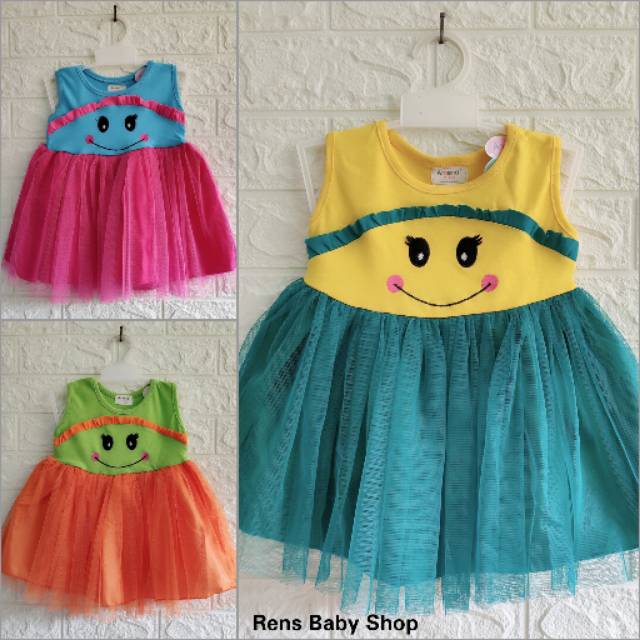 Dress pesta rok tutu Amena SMILE anak bayi