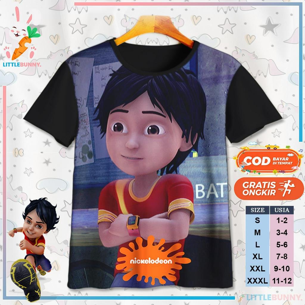 BAJU KAOS ANAK KARTUN 3D SHIVA V4 BAJU KAOS ANAK 3D SHIVA - LITTLE BUNNY