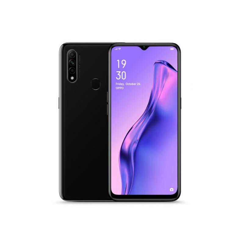 HP OPPO A31 RAM 4/128GB layar tetesan air Murah 4G LTE Smartphone(12 MONTH Garansi Toko)-128G-Black