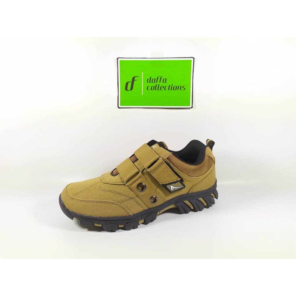 Sepatu Pria Safety Kerja Proyek Dan Casual Bahan Canvas Ardiles Boots Zeonic Crem