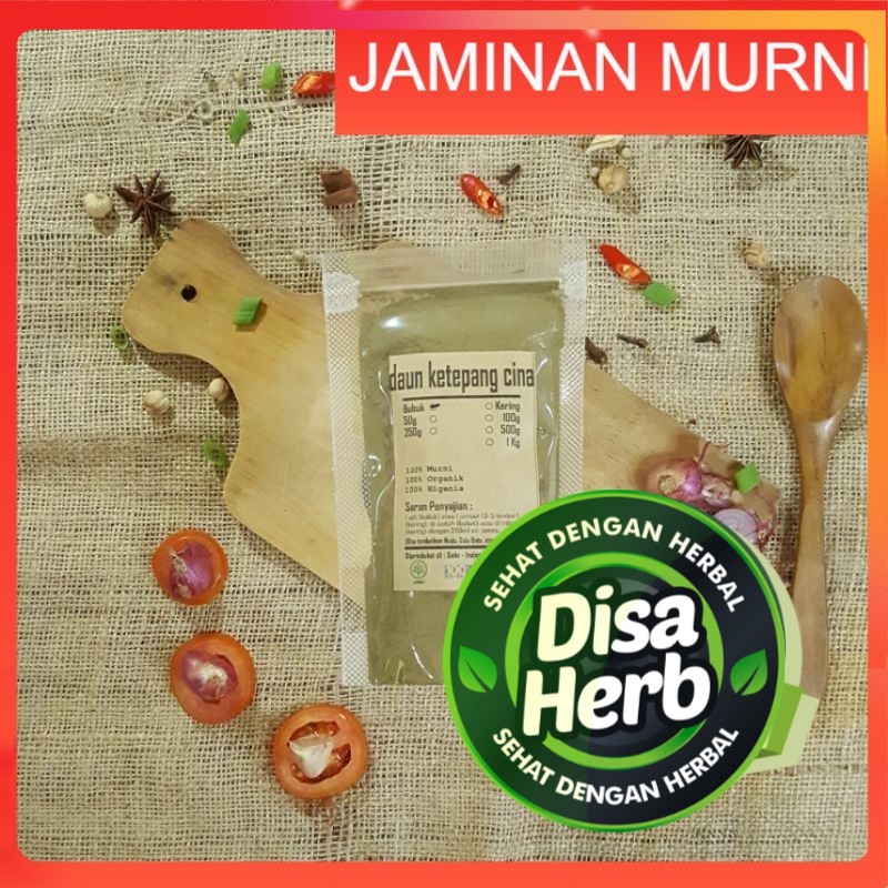 

DAUN KETEPENG CINA BUBUK 100 GRAM - Senna Alata - MURNI - JSR - REMPAH