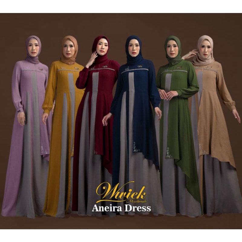 wwiek aneira dress terbaru by wwiek muslim