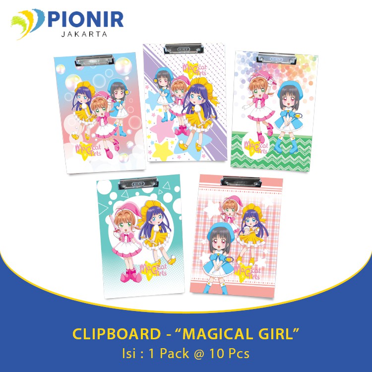 

CLIPBOARD - "MAGICAL GIRL" (1 PACK = 10 PCS)