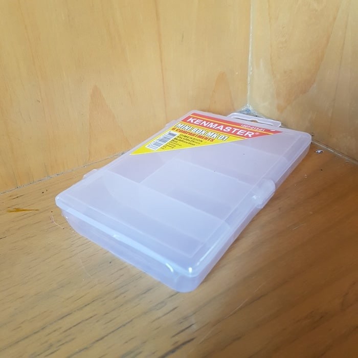 Kotak Komponen Baut Kenmaster Mini Box MK01 MK 01 6 Compartments Slot